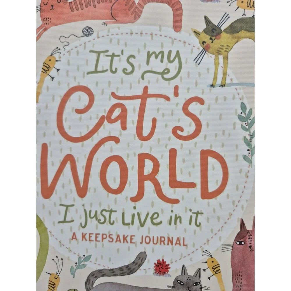 It’s My Cats World Journal. By OCS Designs, 104 Pages New.